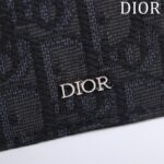 Replica Dior Long Jacquard Wallet Black - top-grade luxury bag dupe
