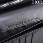 Replica Dior Long Jacquard Wallet Black - top-grade luxury bag dupe