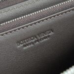 Replica Bottega Veneta Zip Long Wallet Brown&Black