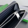 Replica Bottega Veneta Zip Long Wallet White&Blue - best quality fake designer bag