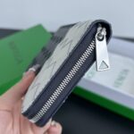 Replica Bottega Veneta Zip Long Wallet White&Blue - premium superclone handbag