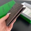 Replica Bottega Veneta Intrecciato Bi – Fold Wallet Black&Brown - best quality fake designer bag
