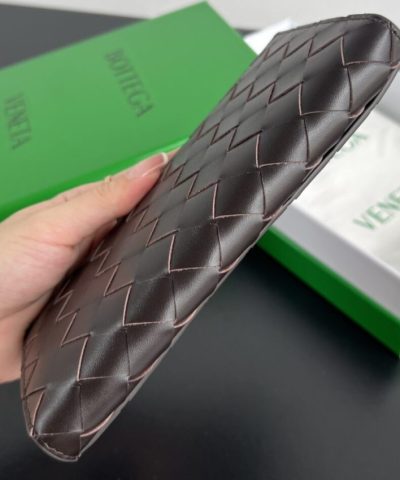 Fake Bottega Veneta Folding Long Wallet - high-quality designer bag dupe