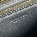 Replica Bottega Veneta Zip Long Wallet Green Grid - top-grade luxury bag dupe