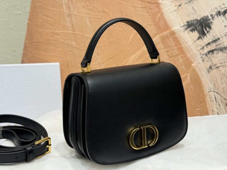 Dior 30  Montaigne Avenue Top Handle Black - Image 4