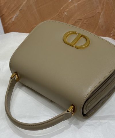 Replica Dior 30 Montaigne Avenue Top Handle Brown - premium superclone handbag