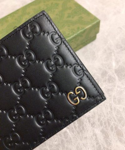 Replica Gucci Marmont GG Wallet Black - premium superclone handbag