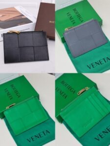 Replica Bottega Veneta Large Zipper Card Holder - affordable luxury replica bag