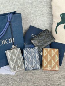 Fake Dior Bi Fold Card Holder 4 Colors - 1:1 premium replica handbag