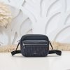 Fake Dior Rider Zipped Messenger Bag Black - 1:1 premium replica handbag