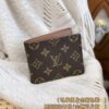 Louis Vuitton Slender Wallet Brown - best quality fake designer bag