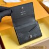 Louis Vuitton Envelope Card Holder Black - elite factory replica handbag