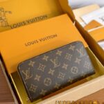 Louis Vuitton Zippy Wallet Brown&Pink - 1:1 premium replica handbag