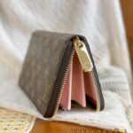 Louis Vuitton Zippy Wallet Brown&Pink - premium superclone handbag