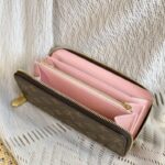 Louis Vuitton Zippy Wallet Brown&Pink - high-quality designer bag dupe