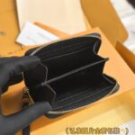 Louis Vuitton Zipper Coin Purse Black - top-grade luxury bag dupe