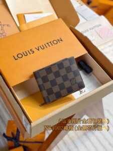 Louis Vuitton Slender Wallet Brown Grid - affordable luxury replica bag