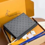 Louis Vuitton Pochette Voyage Grey - elite factory replica handbag