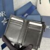 Fake Dior Zipper Card Holder White - affordable luxury replica bag
