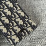 Replica Dior Zipper Card Holder White