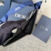 Fake Dior Jacquard Wallet Oblique Black - designer handbag clone