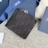 Fake Dior Jacquard Wallet Oblique Black - high-quality designer bag dupe