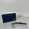 Fake Prada Saffiano Wallet Blue - top-grade luxury bag dupe