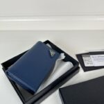 Replica Prada Saffiano Wallet Blue