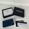 Fake Prada Saffiano Wallet Blue - best quality fake designer bag