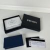 Fake Prada Saffiano Wallet Blue - top-grade luxury bag dupe