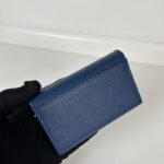 Replica Prada Saffiano Wallet Blue