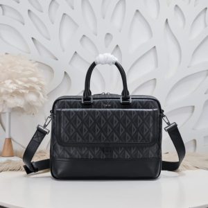 Replica Dior Hit The Road Briefcase Black - best quality fake designer bag
