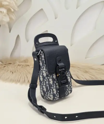 Fake Dior Mobile Phone Saddle Bag - best quality fake designer bag