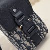 Fake Dior Mobile Phone Saddle Bag - high-quality designer bag dupe
