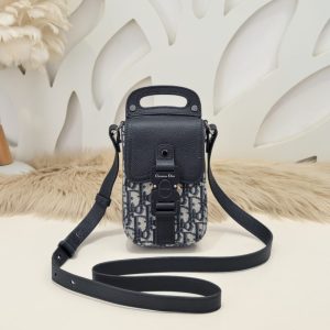 Fake Dior Mobile Phone Saddle Bag - top-grade luxury bag dupe