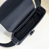 Fake Dior Saddle Messenger Bag Oblique Black - elite factory replica handbag