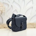 Replica Dior Saddle Messenger Bag Oblique Nero