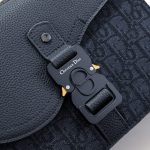 Replica Dior Saddle Messenger Bag Oblique Nero