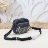 Fake Dior Rider Zipped Messenger Bag Black - high-end replica designer purse