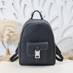 Replica Dior Saddle Zip Backpack Black Grained Calfskin - high-quality designer bag dupe