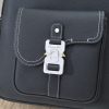 Fake Dior Saddle Zip Backpack Black Grained Calfskin - ultra-realistic fake purse