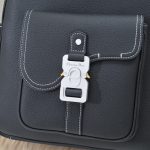 Replica Dior Saddle Zip Backpack Black Grained Calfskin