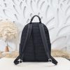 Replica Dior Saddle Zip Backpack Black - 1:1 premium replica handbag