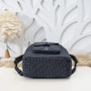 Replica Dior Saddle Zip Backpack Black - best quality fake designer bag