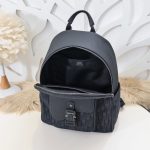 Replica Dior Saddle Zip Backpack Black