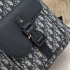Fake Dior Saddle Zip Backpack - premium superclone handbag