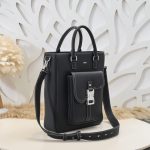 Replica Dior Saddle Shopping Tote Black