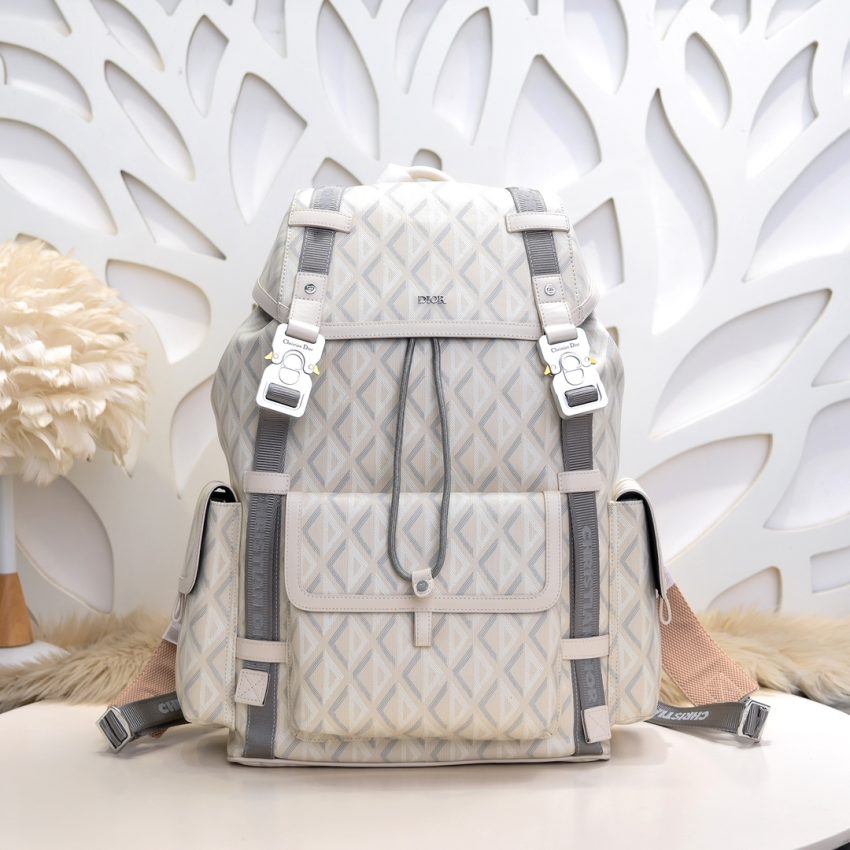 Replica DIOR Hit The Road Backpack White Diamond - affordable designer bags Replica DIOR Hit The Road Backpack White Diamond - affordable designer bags