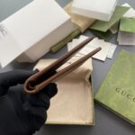 Replica Gucci Interlocking Wallet Brown