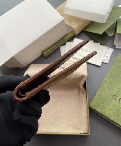 Fake Gucci Interlocking Wallet Brown - best quality fake designer bag